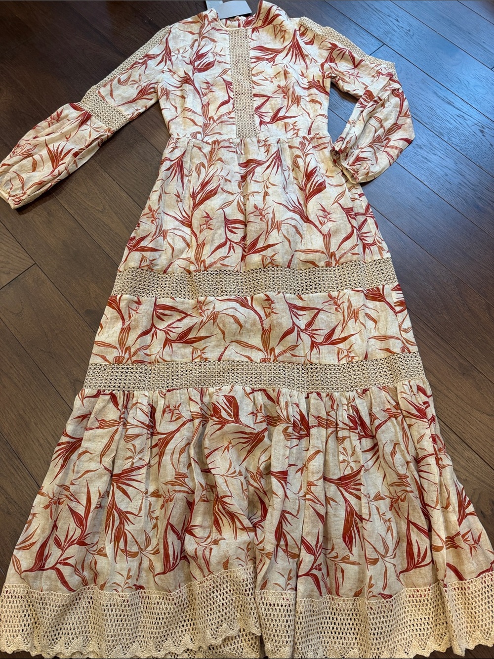beatriz camacho West Dress in Red Paradise Size 2 NWT - C48-013 - Picture 8 of 12